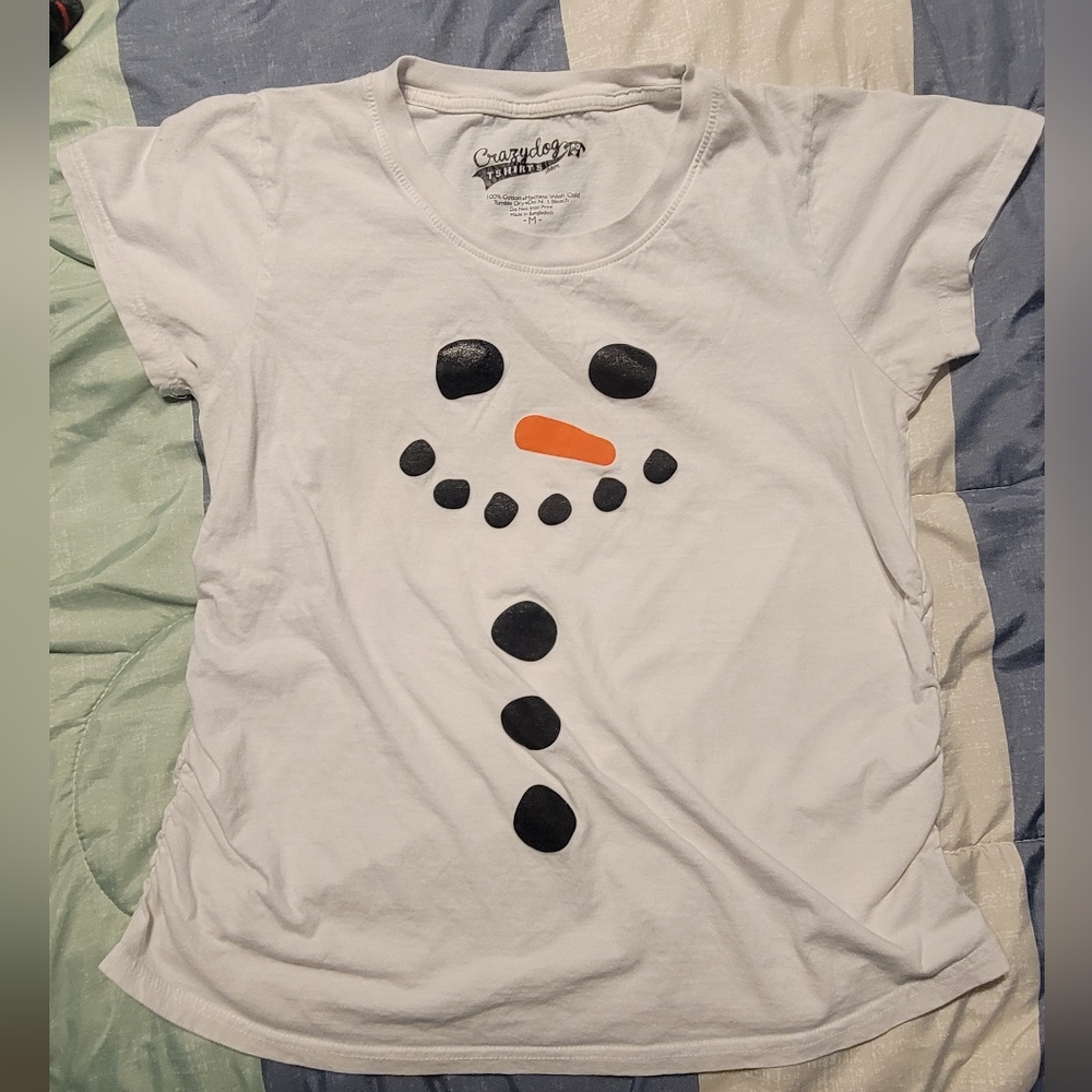 Snowman Maternity shirt